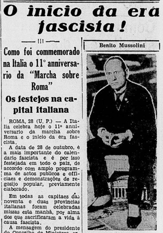 Ascensão do Fascismo de Mussolini