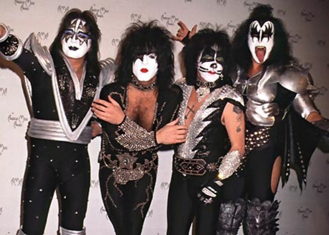 KISS plays a gig