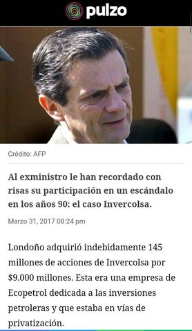 INVERCOLSA SCANDAL.