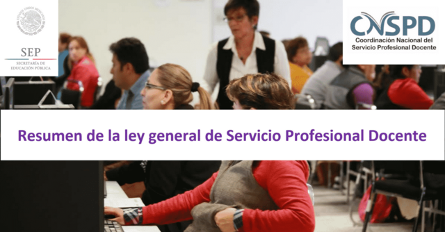 LEY GENERAL PROFESIONAL DEL SERVICIO DOCENTE