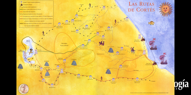 LA RUTA DE CORTÉS