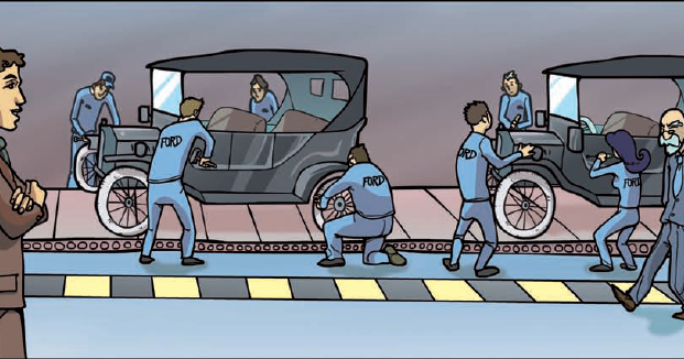 El Fordismo Parte 1 -  Línea de Montaje
