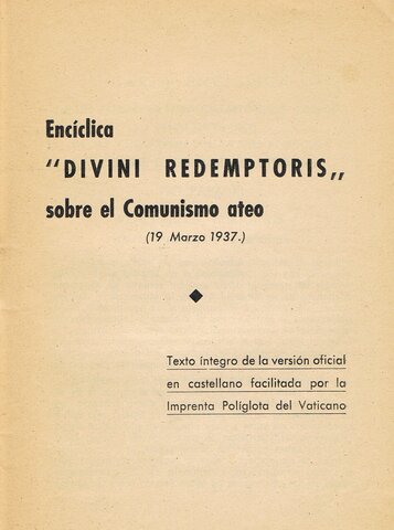 Divini Redemptoris