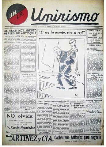 Fundó el movimiento político Unión Nacional de Izquierda Revolucionaria (UNIR)