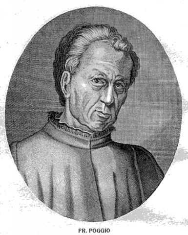 Poggio Bracciolini (1380, 1459)