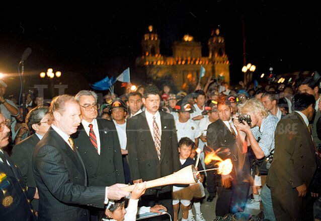 Reunión de la URNG en la ciudad de México.
