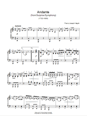 Haydn's Symphony No. 94 "Surprise"