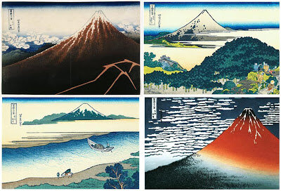 36 vistas del Monte Fuji