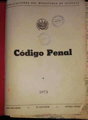 EL CODIGO PENAL DE 1973