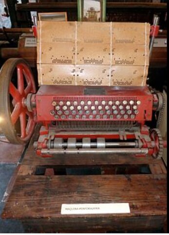 Máquina de telar de Jacquard