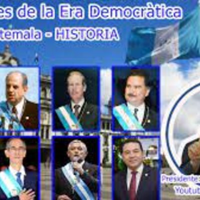 Timeline: Los Gobiernos de la era Democrática en Guatemala en 1985 hasta la fecha