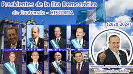 Timeline: Los Gobiernos de la era Democrática en Guatemala en 1985 hasta la fecha