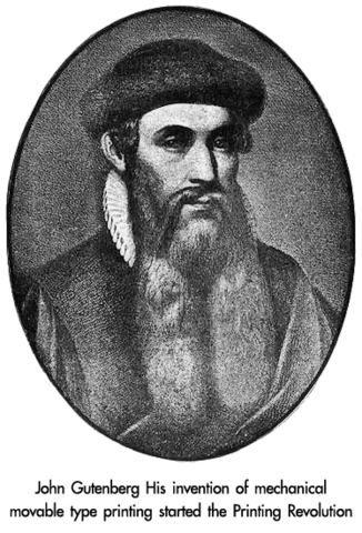 The father of modern-day literature (the printing press) Part1/4