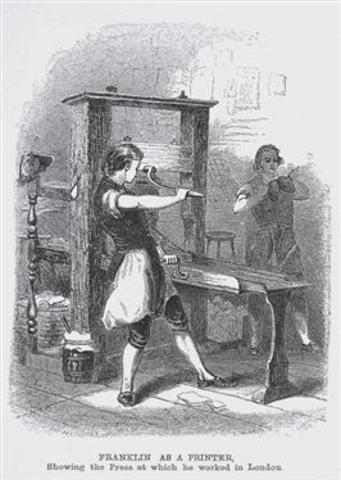 First press in British colonies