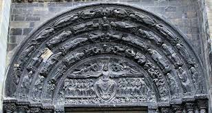 Tímpano de la basílica de Saint-Denis Siglo XII