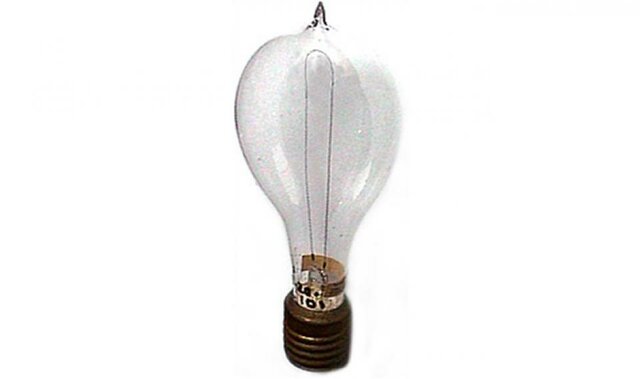 The first lightbulb invented