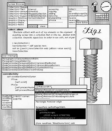 Xerox Alto, el primero que utilizó la metáfora de escritorio y una interfaz gráfica de usuario, así como un ratón.