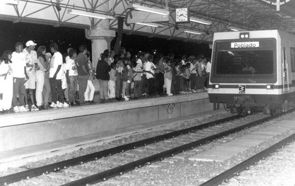 When I was five years old, The metro of Medellin was built