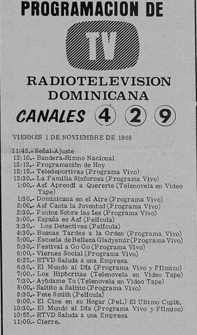 Programación de RTVD