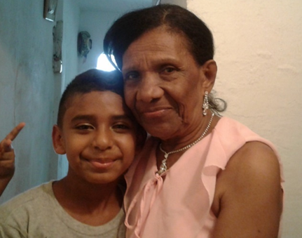 I VISITED TO MY GRANDMOTHER IN CARTAGENA