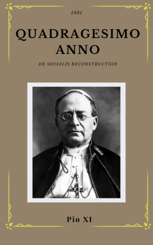 Quadragesimo Anno (Pio XI)