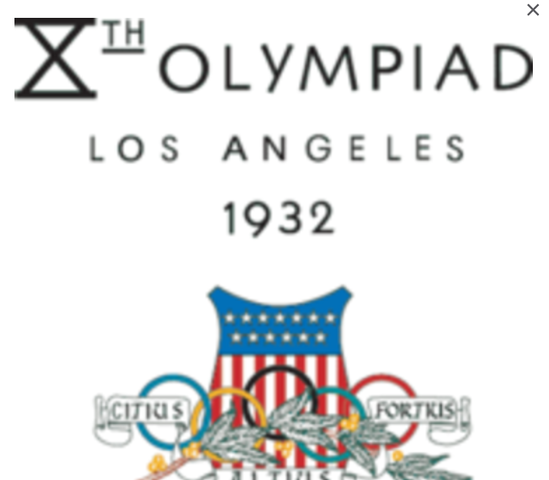 Start of the 1932 olympics.