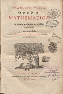 François Viete “Canon matemáticas”
