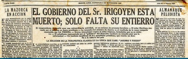 El golpe de Estado argentino y su recepción por parte de la diplomacia mexicana. Itinerarios y posicionamientos político-intelectuales en los inicios del autoritarismo en la Argentina de 1930 (resumen parte 1)