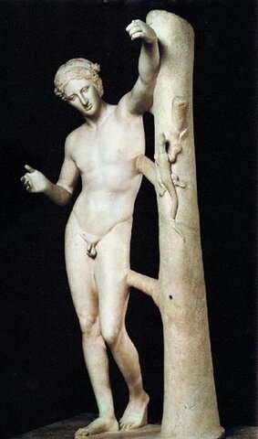 Apollo Sauroctonos di Prassitele