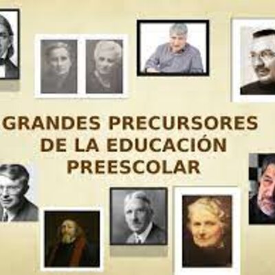 Timeline: Diferentes teorías y precursores que aportaron a la educación infantil