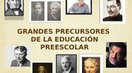 Timeline: Diferentes teorías y precursores que aportaron a la educación infantil