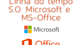 Timeline: Linha do tempo dos S.O. e do MS-Office