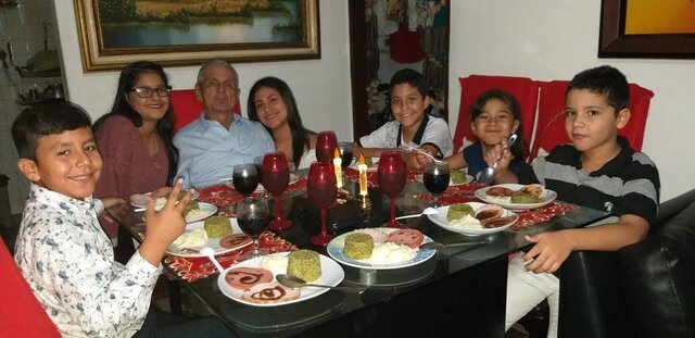 Christmas with the most family.