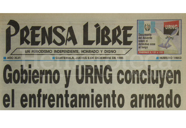 Firma de uno de los acuerdos mas Importantes.