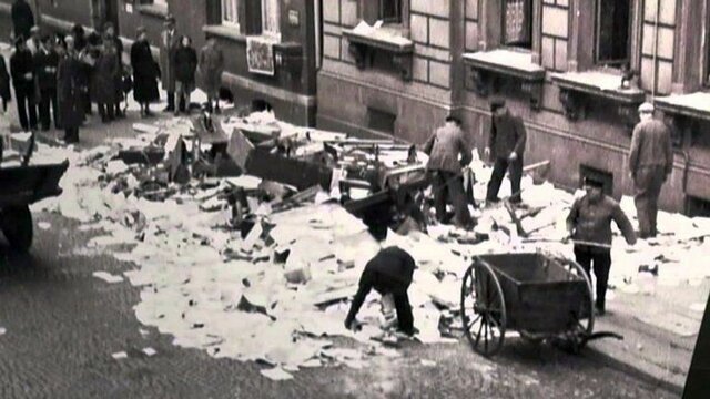 "Noche de los cristales rotos" Alemania.