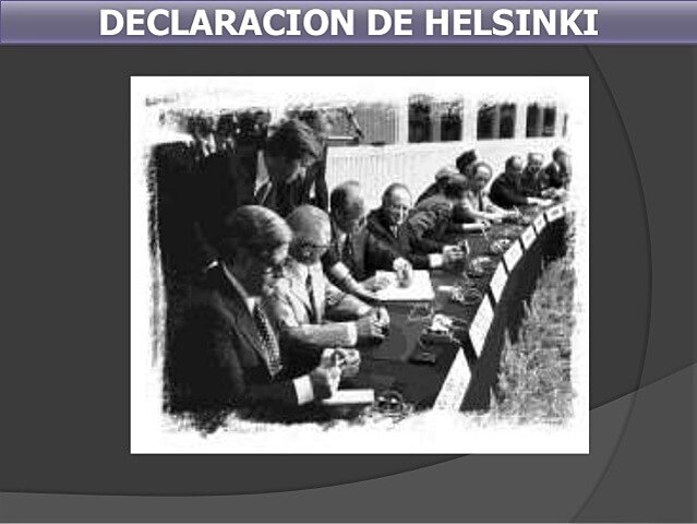 DECLARACIÓN DE HELSINKI