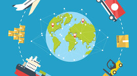 Timeline: Conceptos de logística  y cadenas de suministros