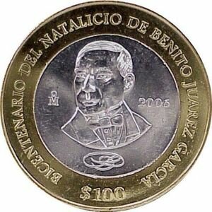 MONEDA DE BENITO JUÁREZ