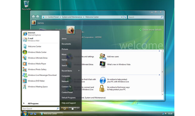 MICROSOF WINDOWS VISTA 2007
