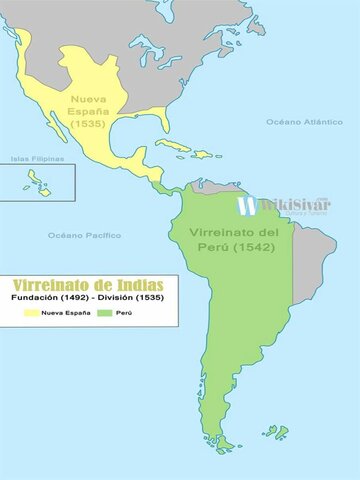 1° Virreinato de las Indias