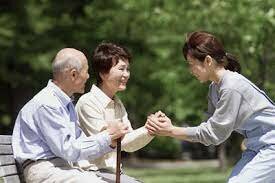 Visión del viejo en Japón