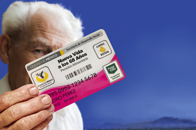 Pensión alimentaria para los adultos mayores de 70 años y más ( 68 y más) residentes en el Distrito Federal.