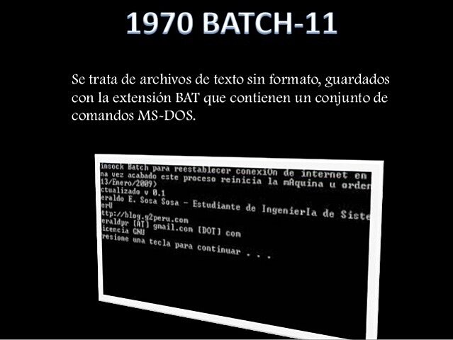 BATCH-11 / DOS-11