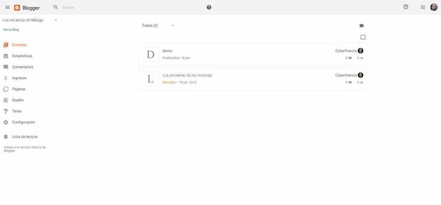 Renovación de interfaz