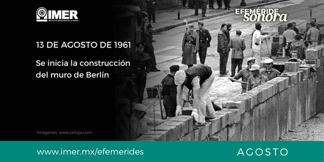 Construcción del Muro de Berlin