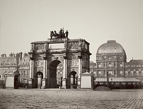 Asalto del Palacio Real en Versalles, el rey es trasladado al Palacio de las Tullerias, Paris