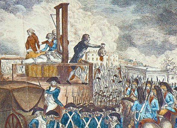 Luis XVI es guillotinado