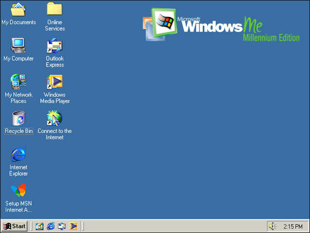 Windows millennium