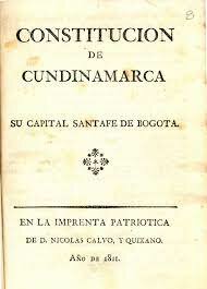 1811 - Constitución de Cundinamarca