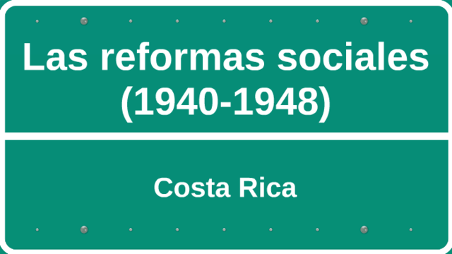 Reformas sociales